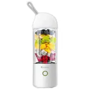 Sansai BLD-7007 Portable Micro USB Rechargeable To-Go Glass Blender 400ml White