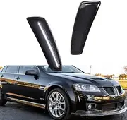 White Led Lamps Smoked Lens Front bumper side marker lights For 2008 2009 Pontiac G8 GT GXP #5972205