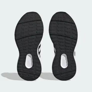 【adidas 愛迪達】運動鞋 童鞋 中童 大童 魔鬼氈 FortaRun 2.0 EL K 黑 IG5387