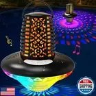 KingSom Floating Pool Speaker,Bluetooth Pool Speaker with LED Flame Light and
