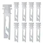 20pcs Vertical Blind Stem Replacement White Stems for Vertical Window Blind