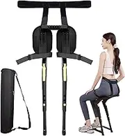Wearable Chair - Invisible Seats | Ergonomic Wearable Leg Seat | Chairless Chair | Portable Foldable Wearable Chair Invisible Seats | 3 Gear Adjustable Chairless | Lightweight Outdoor Fishing Stool