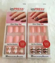 KISS imPRESS OneStepGel Manicure SYMPHONY #62302,SO UNEXPECTED #67979 -2 CHOICES