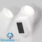 RING FLOODLIGHT CAM WIRED PLUS MOTION-ACTIVATED CAMERA 1080P VIDEO WHITE NEW