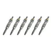 6 x Bosch Glow Plugs for Mercedes Benz 300D W124 3.0L OM603.912 I6 12V 86-93