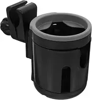 ERINGOGO Stroller Bottle Holder Bike Cup Holder Plastic Rack Compact Design Non-Slip Black