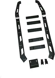 Tailgate Ladder Kit Rear Ladder Type C Metal Stairs Compatible for Suzuki Jimny JB64 Jb74 2018-2020 Aluminum Alloy Car Rear Door Laddder