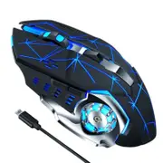 Dual Modes Wireless Gaming Mouse With RGB Backlit And Ergonomic-Style 2