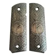 Rune Fehu Black - 1911 Full Size Government Grips