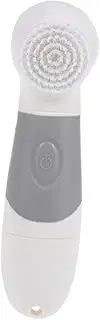OATIPHO 1PC Electric Facial Cleansing Brush for Deep Pore Cleansing Compact Face Scrubber for Travel Home Use Gentle Skin Care Tool White Grey No Battery