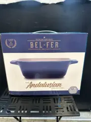 Bel-Fer by Dwellsix 10 inch Square Baker - Blue - Brand New In Box - Andalusian