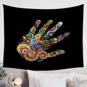Artistic Multi Colored Hand Tapestry