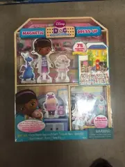 NEW Sealed! Disney doc McstuffinsWooden Magnetic Fashion Dress Up Kit 85+Pieces