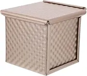 Enhanced Appearance Mini Bread Molds Wave Pattern Toast Moulds Non Stick Loaf Pans for Homemade Baking for Small Spaces