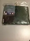 New Kmart Jaclyn Smith tablecloth midnight clear green round 70"