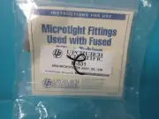Upchurch Scientific MicroFilter Tube and Ferrule Assy M-531 Fused Silica 1um