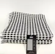 DKNY Pure Cotton 36 In x 68 In Set of 2 Towels 2 Bath / Beach Black & White New