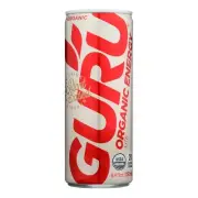 GURU Energy Drink Lite Organic - 8.3 Fl. oz (Pack of 24)