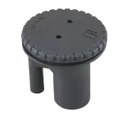 Perko Vented Deck Filler 90 degree -Black