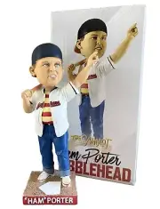 Ham Porter Cleveland Indians Guardians Bobblehead NEW in Box RARE The Sandlot