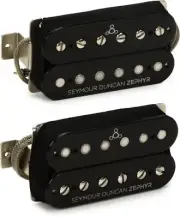 Seymour Duncan Zephyr Silver Humbucker Pickup Set - Black/Silver