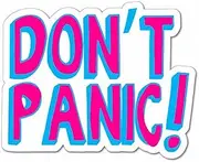 Don't Panic JDM Sticker Decal