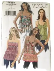 Vogue Woman Top And Pants Sewing Pattern 8588 - Sz 10-12-14 Uncut FF