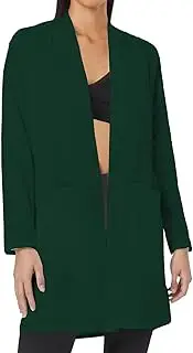 [Generic] Womens Casual Lightweight Cardigan With Pockets 3/4 Sleeve Front Dust Duster Coat Women Fall Black Blazer Cardigans Ladies Petite White Quilted Denim Jacket Half Sleeved Coats