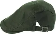 [TOVINANNA] Fluffy Beret Hat Women's French Beret Cozy and Comfortable Artist Cap Versatile for Styles Olive Green