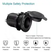 Waterproof 12V Car CigaretteLighter Socket USB Charger Adapter Power Outlet A9X3
