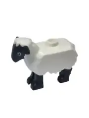 LEGO Sheep White with Black Head and Legs Genuine