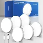 Homelist Motion Sensor Lights Indoor, 6 Pack Stair Night Lights Battery Opera...
