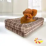 凱蕾絲帝 狂銷熱賣-寵物記憶床墊款(英倫格紋)120*60特大型犬專用