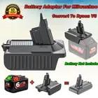 Adapter For Milwaukee M18 18V Battery Convert To Dyson V6 DC58 DC59 SV03 Animal