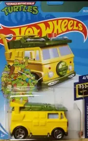 HOT WHEELS Diecast Car TEENAGE MUTANT NINJA TURTLES PARTY WAGON Van Screen Time