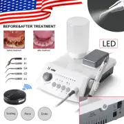 NEW Dental Digital Control Ultrasonic Scaler LED Detachable Handpiece Bottle Tip