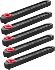 Happyyami 5pcs Portable Plastic Scoreboard for Table Games Durable Snooker Score Tracker Billiards Recording Tool for Foosball Tennis and More