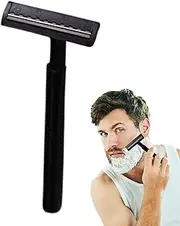 Travel Manual Shaver | Portable Mens Manual Beard Trimmer - Convenient Comfortable Mens Facial Hair Groomer, Travel Shaving Tool for Beard Chin