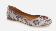Brand New TORY BURCH sz 7 Caterina Floral Jacquard Ballet Flats 51673