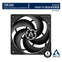 在飛比找PChome24h購物優惠-【ARCTIC】P12 PWM PST 12公分共享旋風扇