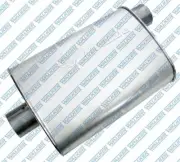 Dynomax 17633 Thrush Hush Steel Muffler 2.5" In/Out Offset/Center