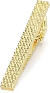 [HONEY BEAR] 1.97"/2.12" Mens Tie Clip Bar Net- Normal Size for Business Wedding Gift,5cm/5.4cm