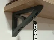Universal Shelf Brackets 2 Pieces - 15cm - 6 Inches Shelves Minimal Wide