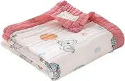 ZONEY 6 Layer Baby Muslin Swaddle Blanket for Newborn Baby Soft Cotton Nursery Blankets Bath Towel,Cute Receiving Blanket for Baby Gift, Toddler Shower Pram Cot Bed Sleeping,43.3X 43.3'' (Koala)