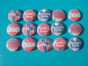 Patriots flat back or pin badge cabochons embellishments hair bow centers magnet