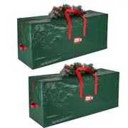 2x Extra Large Home Storage Bag Waterproof for Xmas Christmas Tree Clothes Quilt Pillow Moving House Model#165 Size 165x38x76cm