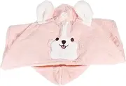 ASAKKURA Cartoon Coral Fleece Hair Drying Hat Thick Absorbent Hair Towel Wrap for Quick Drying Soft and Comfortable Design Dog Pattern