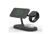 Rewyre 5in1 Magnetic Fast Wireless Charger f iPhone 13 Air Pods Smart Watch BLK