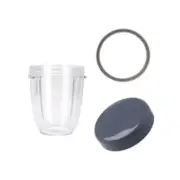 Nutribullet Short Cup + Stay Fresh Lid And Grey Seal - Blender Spare Parts