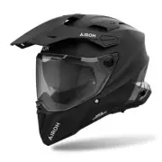 AIROH COMMANDER 2 MATT BLACK ADVENTURE MOTORCYCLE HELMET HACOM2004 Size Medium